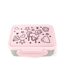 ergobag Brotdose Edelstahl Rosa