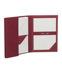 Rössler Papier Briefpapiermappe A5 Edles Schreiben Paper Royal,Rot 