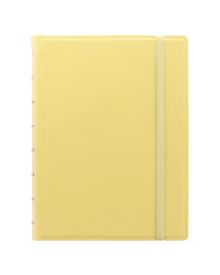 Filofax Notebook A5 Classic Pastels Lemon Frontansicht
