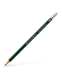 Faber-Castell Bleistift Castell 9000 B mit Gummitip