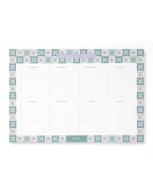 Filofax Notizblock Mediterranean Wochen-Planer Frontansicht