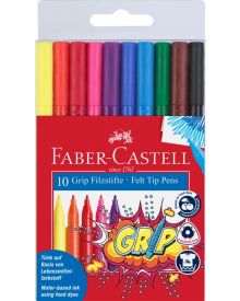 Faber-Castell Filzstift Grip Colour 10 Stk.