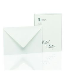 Rössler Papier Edel Satin Briefumschlagpack 20/C6, weiß