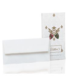 Rössler Papier ZERKALL-BÜTTEN-BRIEFUMSCHLAGPACK 20/DL, matt, Seidenfutter