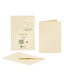 Rössler Papier Kartenpack 10/10 DIN A6 HD creme