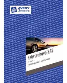 Avery Zweckform 223 Fahrtenbuch, DIN A5, weiß