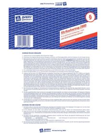 Avery Zweckform Kaufvertrag DIN A4, selbstdurchschreibend, 3 Durchschläge, 4 x 4 Bl.