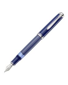 Pelikan Füllfederhalter Souverän M815 Metal Striped Blue