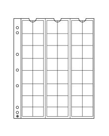 Leuchtturm Münzhüllen Numis 48 Fächer 17mm Ø, 5er Pack