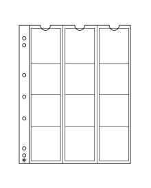 Leuchtturm Münzhüllen Numis 12 Fächer 44mm Ø, 5er Pack