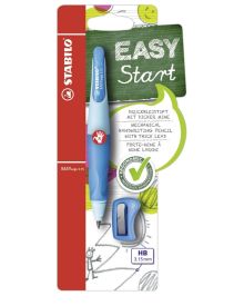 STABILO Druckbleistift EASYergo 3.15 Rechtshänder mit Spitzer, blau/hellblau