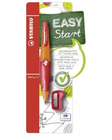 STABILO Druckbleistift EASYergo 3.15 Rechtshänder mit Spitzer, orange/rot