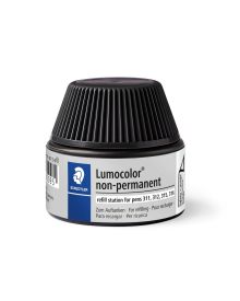 STAEDTLER Nachfülltinte Lumocolor 487 15 Non-Permanent Schwarz