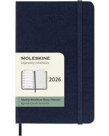 Moleskine Wochen-Notizkalender 2026 Klassik 1 Woche auf 1 Seite Pocket Hardcover