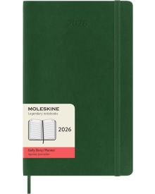 Moleskine Tageskalender 2026 Klassik 1 Tag auf 1 Seite Large Softcover