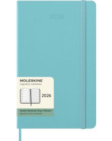 Moleskine Wochen-Notizkalender 2025 Klassik 1 Woche auf 1 Seite Large Hardcover