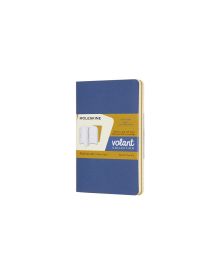 Moleskine Notizheft Volant Pocket Softcover 2er Set Blau/Gelb, liniert