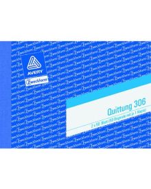 Avery Zweckform Quittung DIN A6 quer, 1 Durchschlag, 2 x 50 Bl.