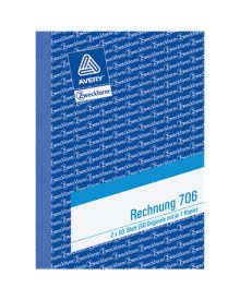 Avery Zweckform Rechnung DIN A6, 1 Durchschlag, 2 x 50 Bl.