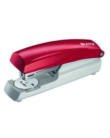 Leitz Heftgerät NeXXt, Heftungsart: fest/lösbar/nageln, Heftleistung: 30 Bl. (80 g/qm), für Heftklammern: 24/6, 26/6, Metall/Kunststoff, rot