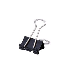 Soennecken Foldbackklemmer Breite: 19 mm, max. Klemmdicke: max. 7 mm, Klemmteil aus Federstahl, schwarz, 12 St./Pack.
