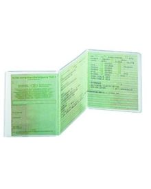 DURABLE Ausweishülle 210 x 105 mm (B x H), dokumentenecht, Polypropylen, Stärke: 0,17 mm, transparent, glänzend