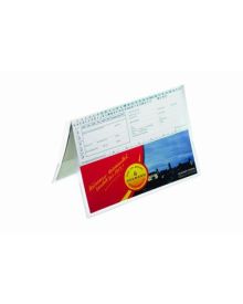 DURABLE Ausweishülle für: DIN A5, 296 x 210 mm (B x H), dokumentenecht, Polypropylen, Stärke: 0,17 mm, transparent, glänzend