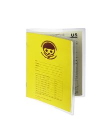 DURABLE Ausweishülle für: DIN A6, 210 x 148 mm (B x H), dokumentenecht, Polypropylen, Stärke: 0,17 mm, transparent, glänzend