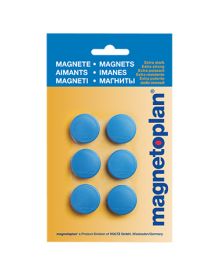 Magnetoplan® Magnet Discofix Hobby, Tragfähigkeit: 300 g, 25 x 8 mm (Ø x H), rot, 6 St./Pack.