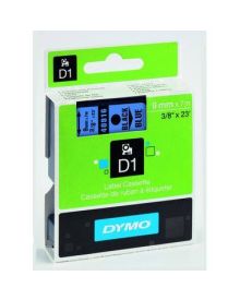 DYMO® Schriftbandkassette D1, 9 mm x 7 m (B x L), laminiert, Farbe des Schriftbandes: blau, Druckfarbe: schwarz