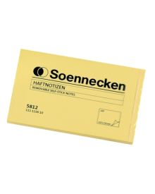 Soennecken Haftnotiz 127 x 76 mm (B x H), gelb, 100 Bl.