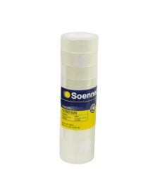 Soennecken Klebefilm 15 mm x 10 m (B x L), ohne Lösungsmittel, Polypropylen, 10 Rl./Pack.