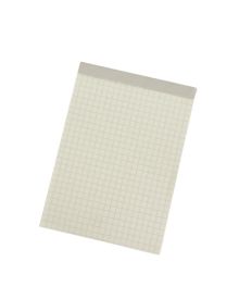 Soennecken Notizblock Recycling, DIN A6, kariert, 50 Bl., Fälzelband, 60 g/qm
