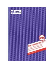 Avery Zweckform Bautagesbericht DIN A4, selbstdurchschreibend, 2 Durchschläge, 3 x 40 Bl.