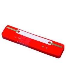 Soennecken Heftstreifen 3,4 x 15 cm (B x H), Polypropylen, rot, 25 St./Pack.