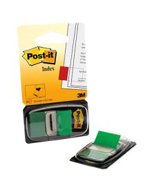 Post-it® Haftstreifen Index Standard, Polyester, grün, Spender mit 50 Bl.