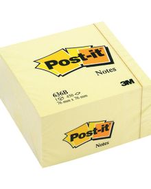 Post-it® Haftnotizwürfel 76 x 45 x 76 mm (B x H x T), gelb, 450 Bl.