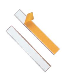 DURABLE Schilderrahmen SCHILDFIX®, 20 x 3 cm (B x H), selbstklebend, mit: Beschriftungsschild, transparent, 5 St./Pack.