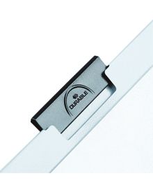 DURABLE Klemmmappe DURACLIP® 60, für: DIN A4, Kapazität: max. 60 Bl., Hartfolie, weiß, Klemme: schwarz