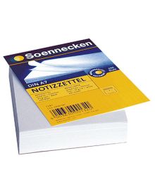 Soennecken Zettelboxeinlage DIN A6, holzfrei, 70 g/qm, weiß, 200 Bl.