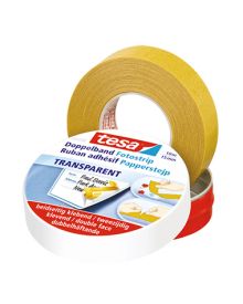 tesa® Klebeband 15 mm x 10 m (B x L), beidseitig klebend, alterungsbeständig, Polypropylen