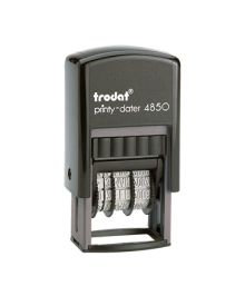 trodat® Datumstempel Printy-Dater 4850/L1, EINGEGANGEN, Datumsformat: Monatsangabe in Buchstaben, Stempelfläche: 23 x 12 mm (B x H), Kunststoff, schwarz