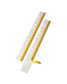 Veloflex Heftstreifen HEFTFIX®, 2 x 29,2 cm (B x H), Polyester, transparent, 10 St./Pack.