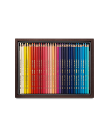 Caran d'Ache Buntstifte Supracolor® Soft Aquarelle im Holzkoffer 60 Stk