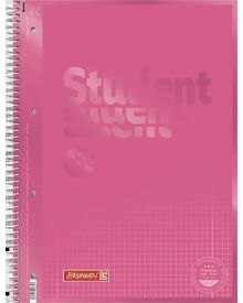 Brunnen Collegeblock Premium Student Colour Code A4 kariert tulip 80 Blatt
