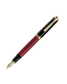 Pelikan Füllfederhalter Souverän M800 Schwarz-Rot