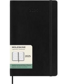 Moleskine Wochenkalender 2025 Klassik 1 Woche auf 2 Seiten horizontal Large Softcover