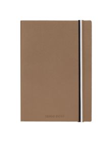 Hugo Boss Notizblock A5 Iconic Camel Plain