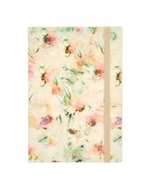 Hugo Boss Notizbuch Elemental Tie-dye A5 Flower Cream liniert 