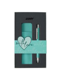 LAMY Tintenroller Swift Lagoon mit Etui im Set